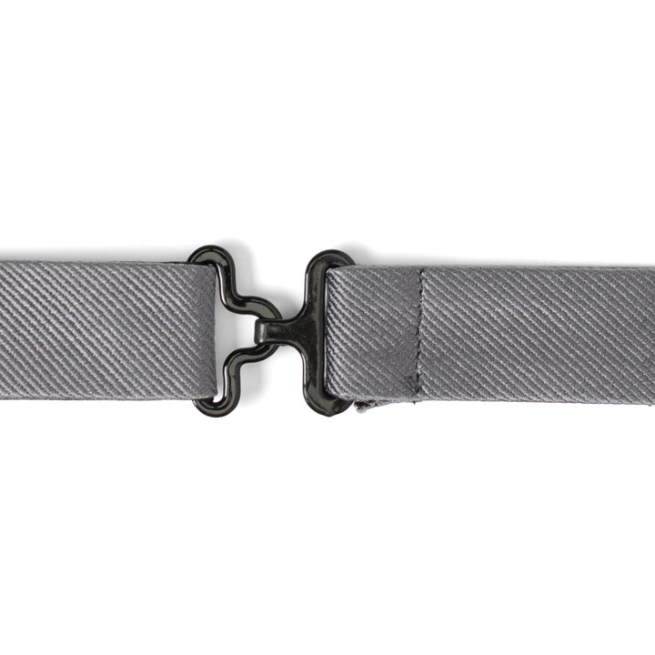Gray Silk Bow Pre-Tie Image 5