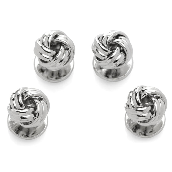 Silver Knot Studs Only Image 1