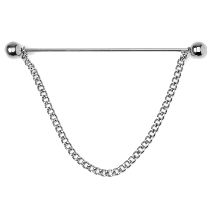 Stainless Steel Chain Collar Bar Image 1
