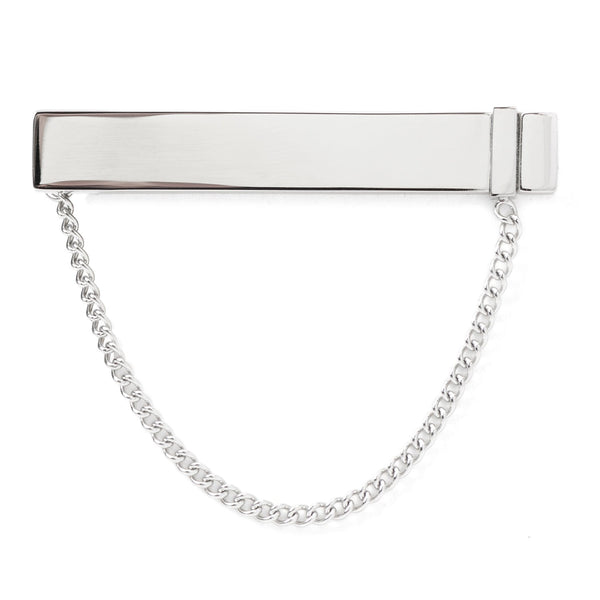 Stainless Steel Chain Tie Clip Image 1