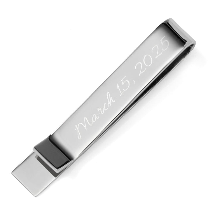 Wedding Title Engravable Tie Bar Image 4