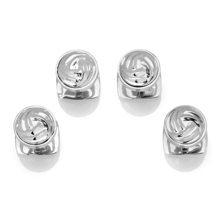 Modern Knot Sterling Silver Studs Image 1