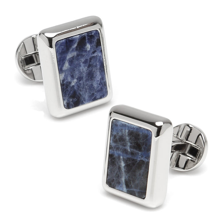 Silver and Sodalite JFK Presidential Stud Set Image 5