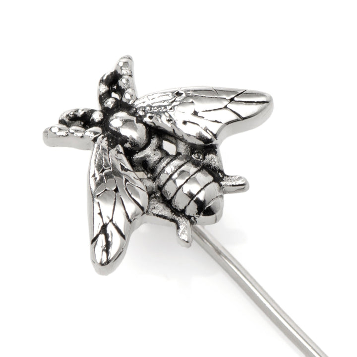 Stainless Steel Bee Stick Pin Image 3