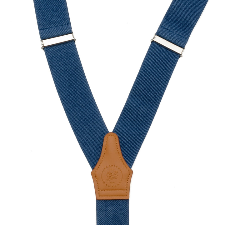 Blue Clip Suspenders Image 7