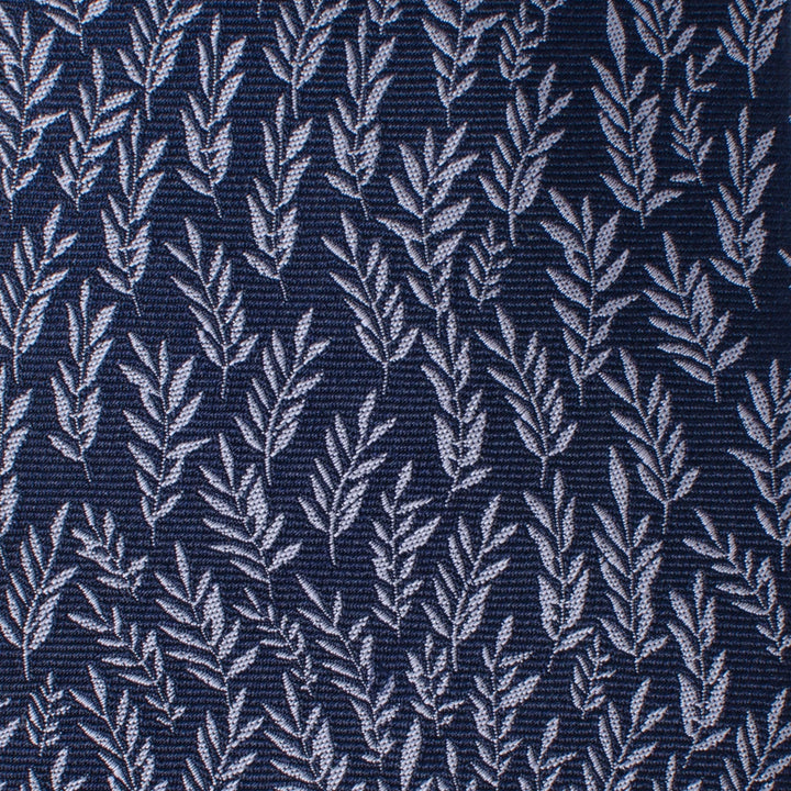 Blue Leaf Men's Tie Image 4