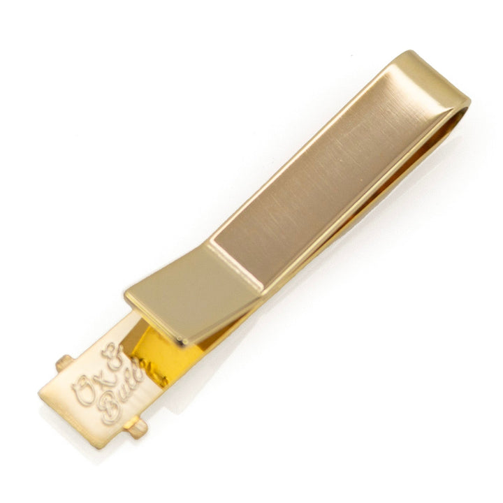 Cross Gold Tie Bar Image 3