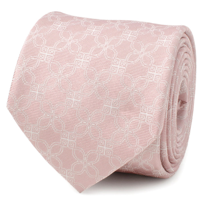 Pink Art Deco Men's Tie
 Image 1