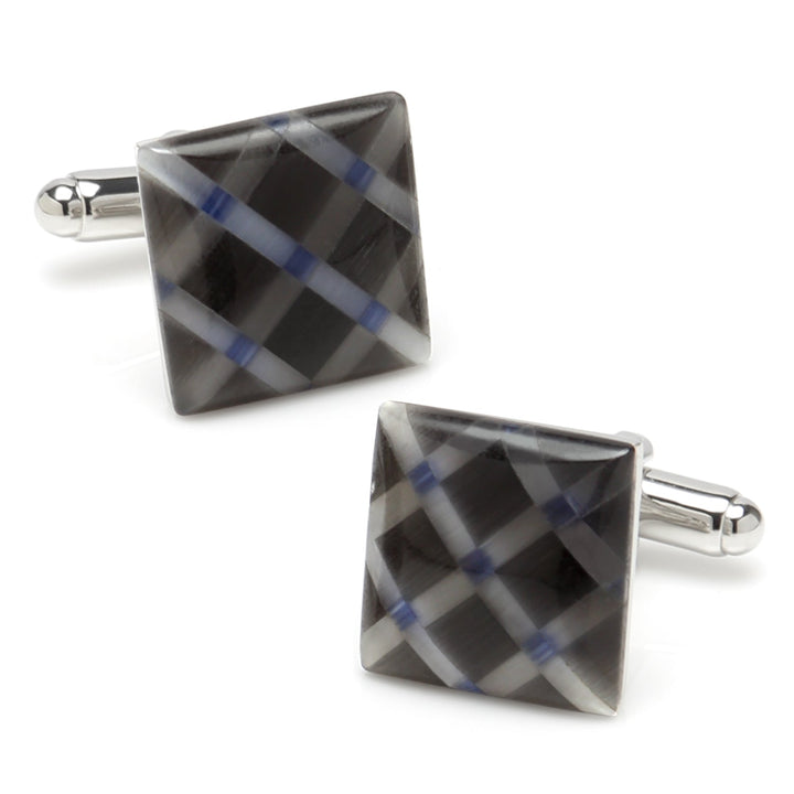 Diamond Gray Cufflinks Image 1