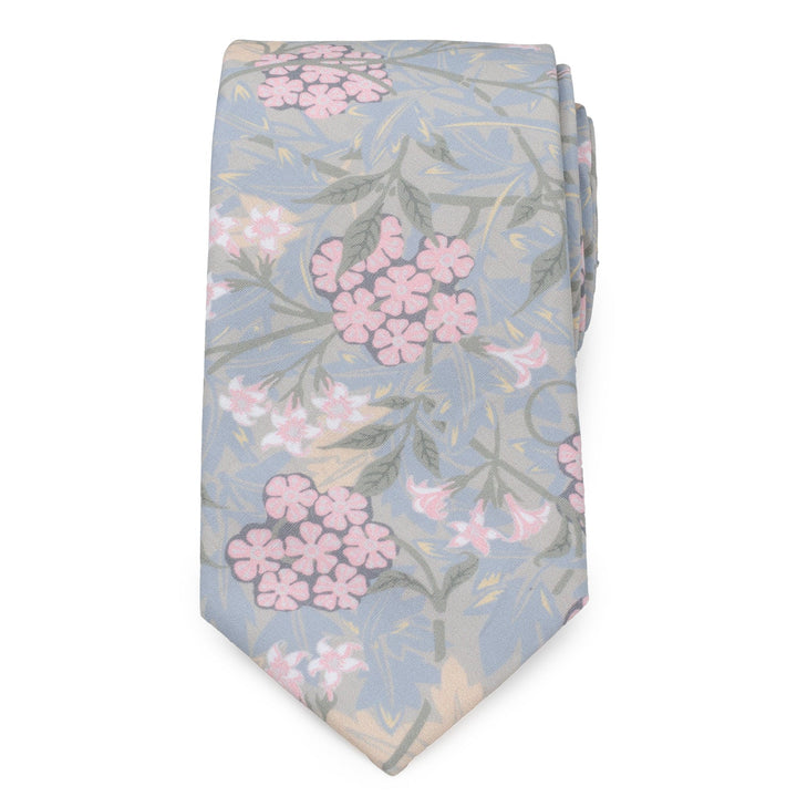 Light Blue Floral Men's Tie Image 3