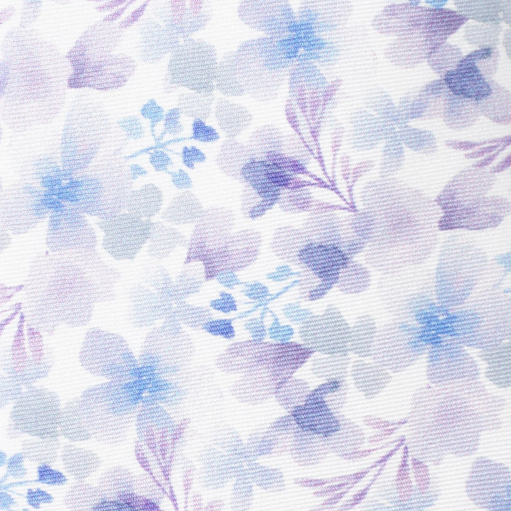 Watercolor Lavender Mix Print Silk Men's Tie Image 4