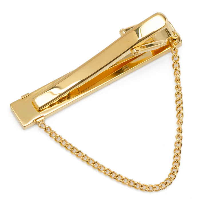 Stainless Gold Chain Tie Clip Image 3