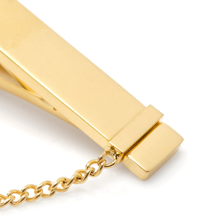 Stainless Gold Chain Tie Clip Image 4
