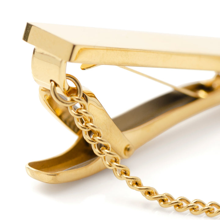 Stainless Gold Chain Tie Clip Image 5
