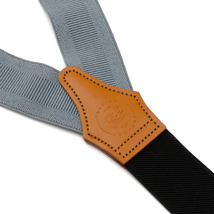 Gray Clip Suspenders Image 6