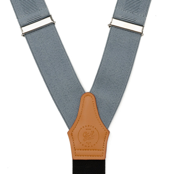 Gray Clip Suspenders Image 7