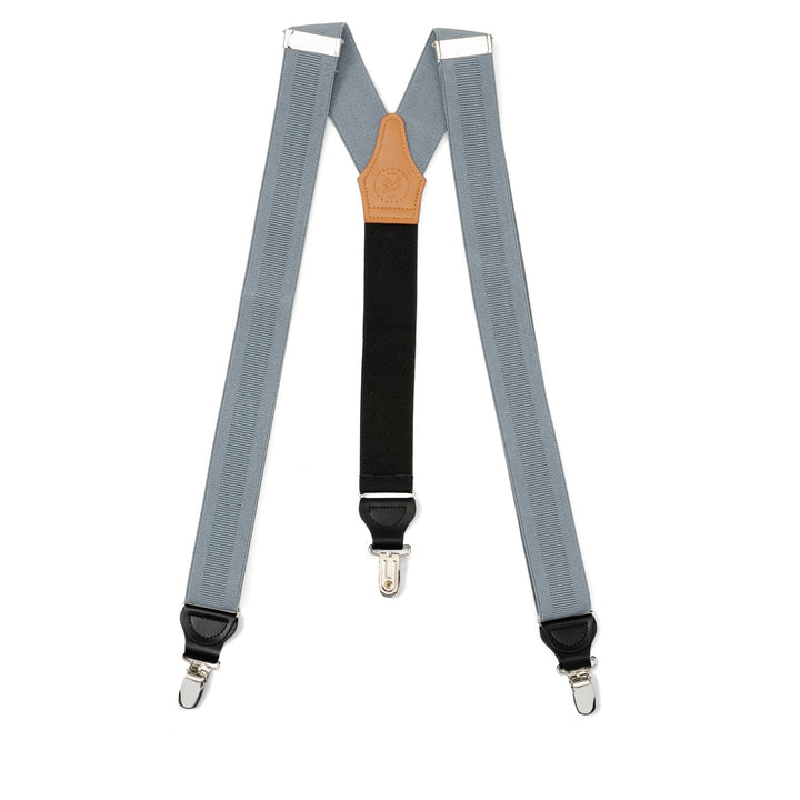 Gray Clip Suspenders Image 1