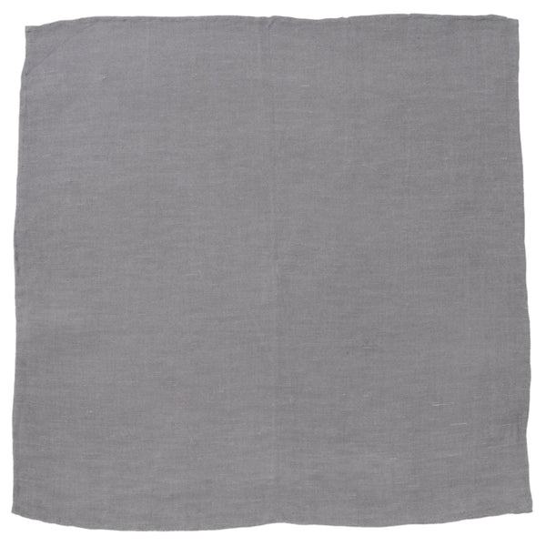Gray Linen Pocket Square Image 1