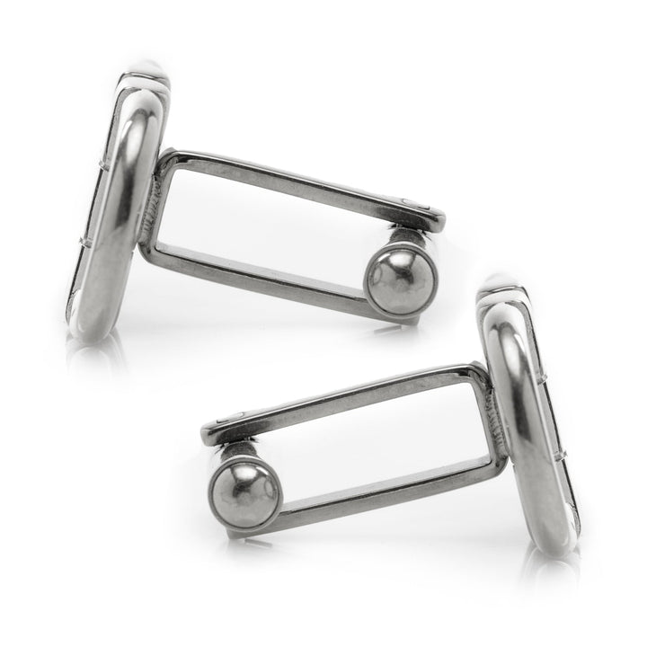 Horse Bit Stainless Steel Cufflinks Image 3