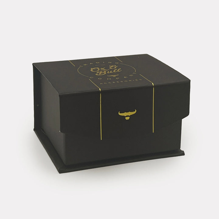 Personalized Wedding Day Engravable Square Cufflinks Packaging Image