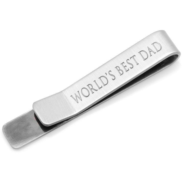 "World's Best Dad" Hidden Message Tie Bar Image 4