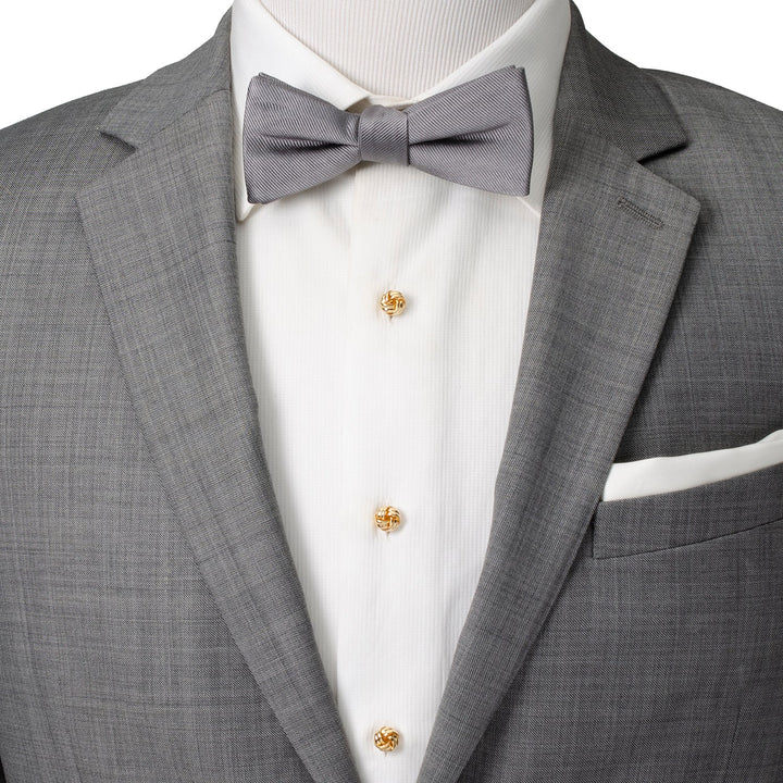 Gold Knot Studs Only Image 2