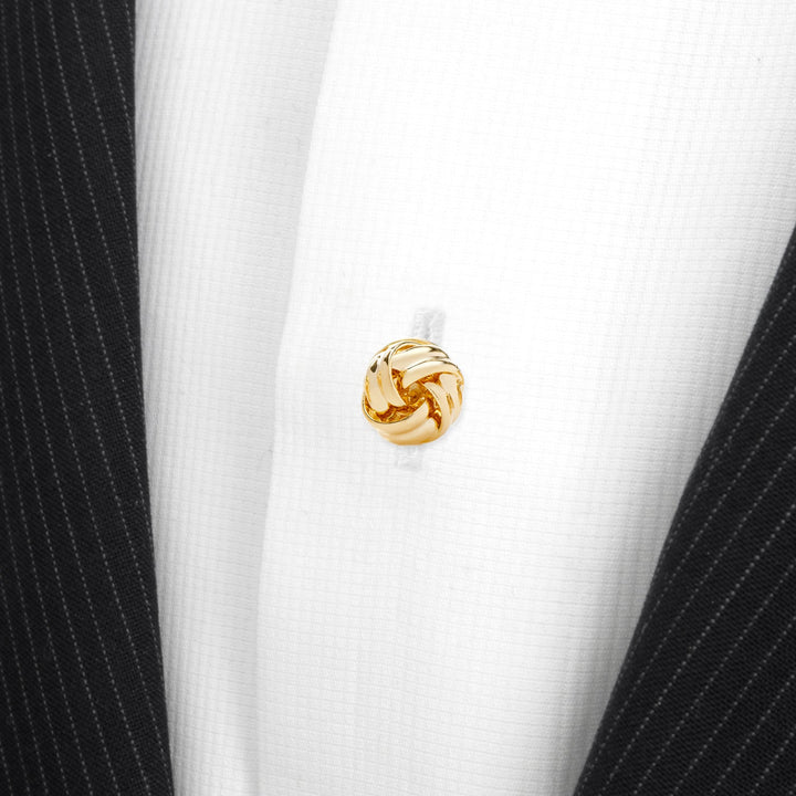 Gold Knot Studs Only Image 4