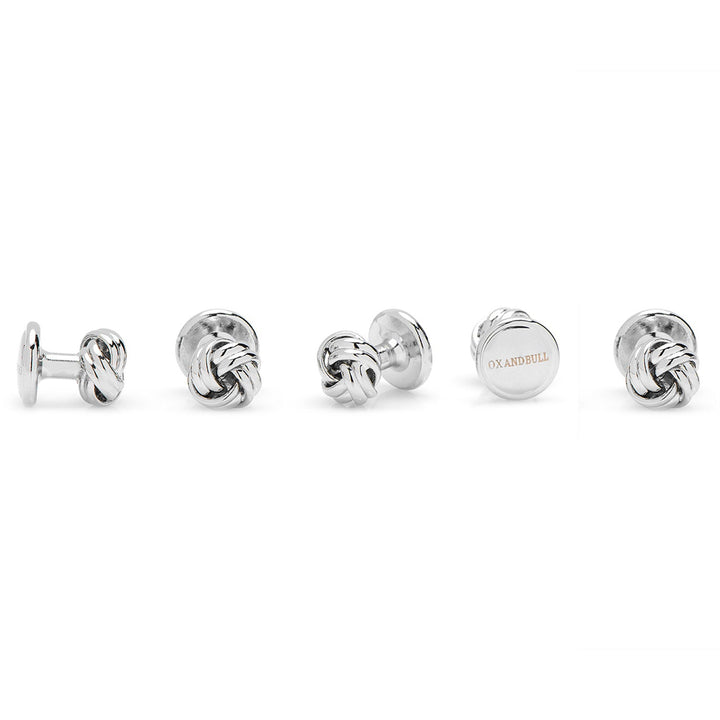 Silver Knot Studs Only Image 3