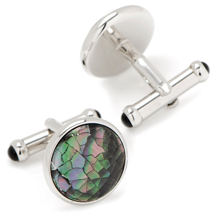 Mosaic Smoke Mother of Pearl Stud Set Image 5