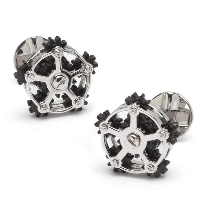 Rotating Gear Cufflinks Image 1