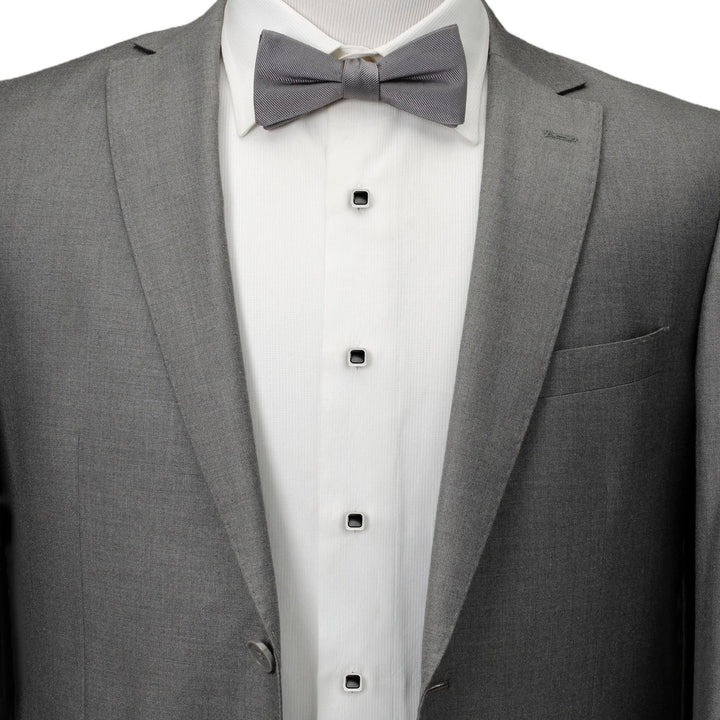 Ox and Bull - Onyx Cushion Stainless Steel Studs Image 2