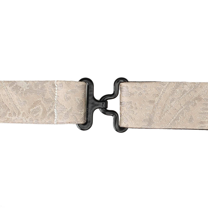 Tan Paisley Men's Bow Tie Image 4