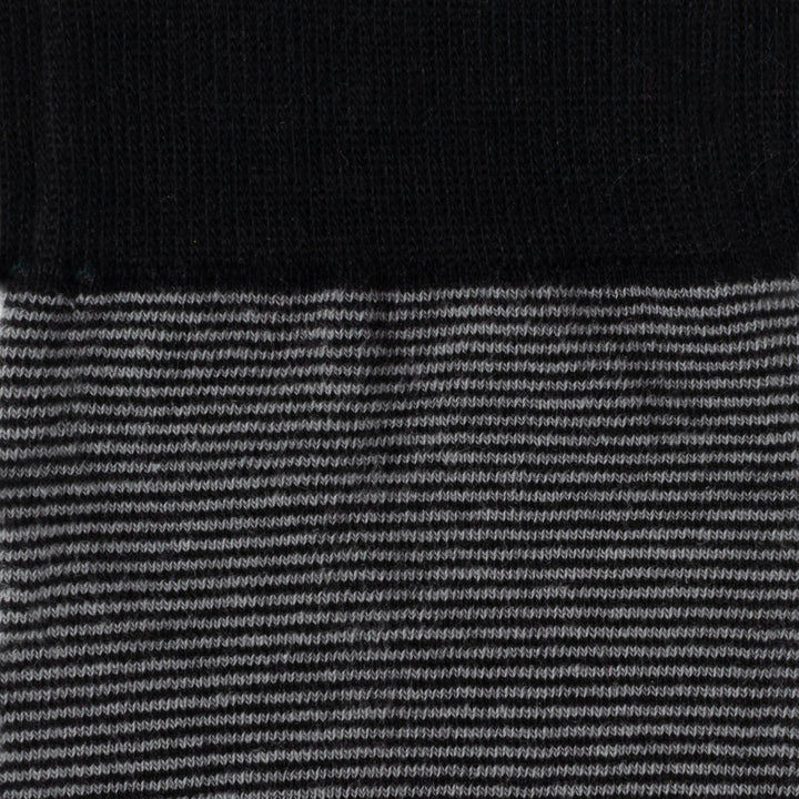 Striped Gray Black Men's Socks Image 3