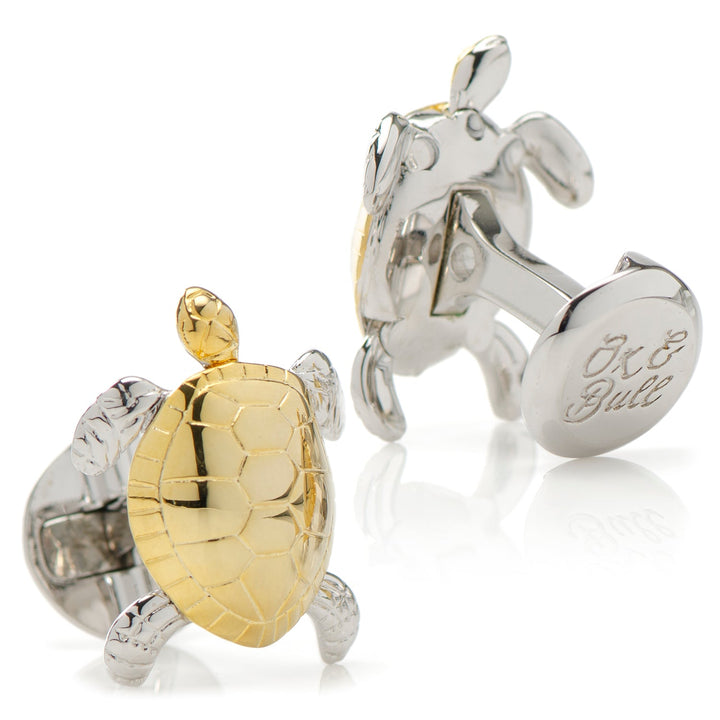 Turtle Movement 3D Cufflinks Image 3