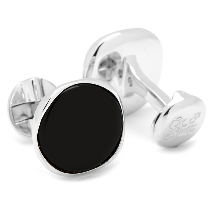 Sterling Silver Classic Formal Onyx Stud Set Image 4