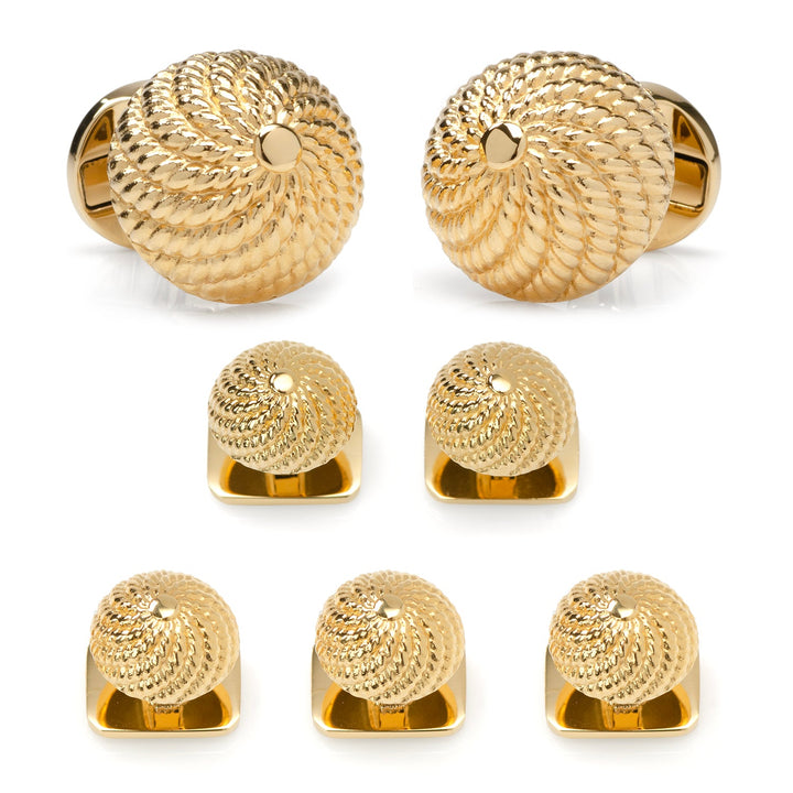 VDP 3D Colony Gold Stainless Stud Set Image 1