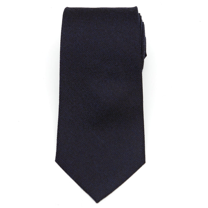 Heathered Blue Wool Men's Tie Image 3
